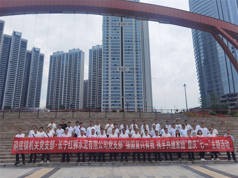 政企携手 党建共建——长宁优发国际携手硐底镇机关党支部开展“七一”党建活动